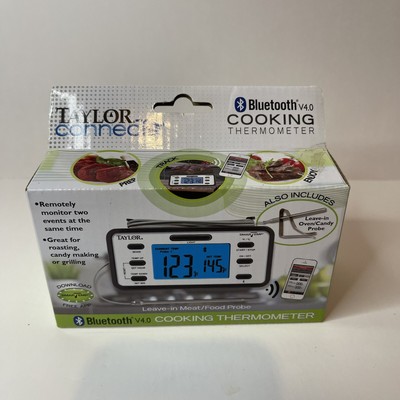 Taylor Smart Thermometer With Smartemp Technology Bluetooth Meat Temp Open Box