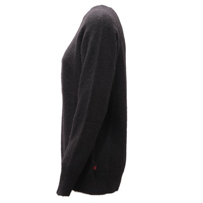 WOOLRICH 7626AD CARDIGAN DONNA WOOLRICH BLACK WOOL SWEATER WOMEN