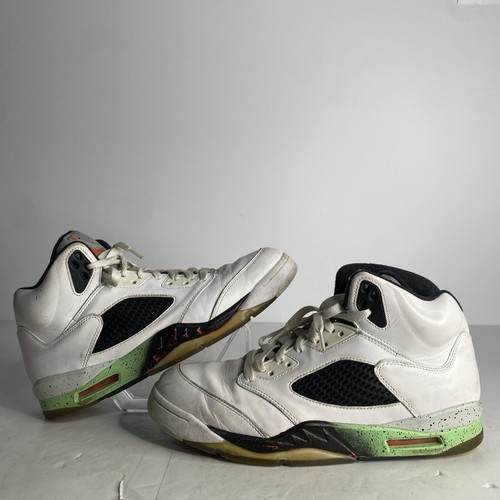シューズ(男性用) Jordan Air Jordan 5 poison Green Nike Air Jordan 5 V Retro Pro Stars Poison Green Shoes