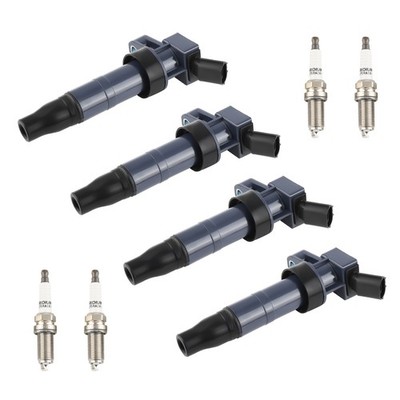 Ignition Coil & Spark Plug Set for Hyundai Tucson Kia Forte Sportage Rondo