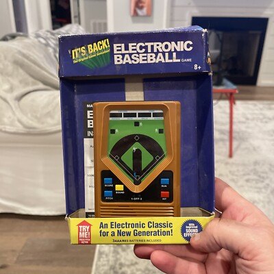 Handheld Electronic Baseball Game- Open Package Mattel/Basic Fun 2018