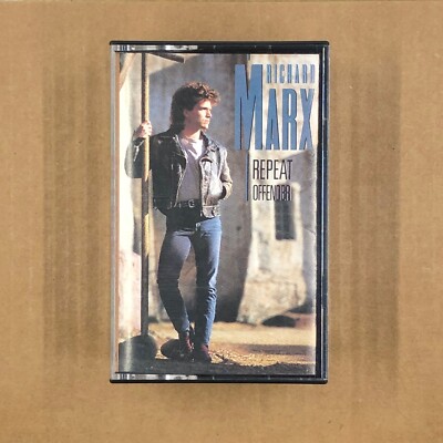 RICHARD MARX Cassette Tape REPEAT OFFENDER 1989 Rock Pop Rare