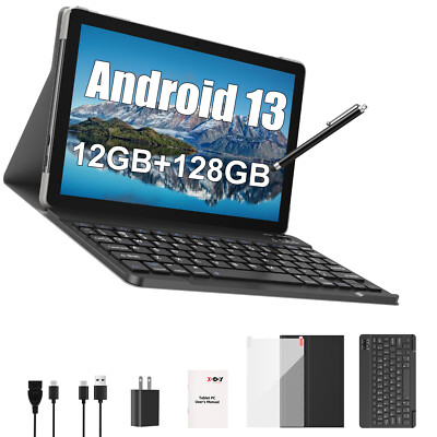 2024 Android 13 Tablet 10.1-inch 128GB ROM 12GB RAM WIFI 7000mAh 5MP+13MP HD IPS