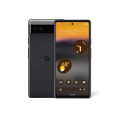 Google Pixel 6a GX7AS - 128GB - Charcoal (Carrier Unlocked)