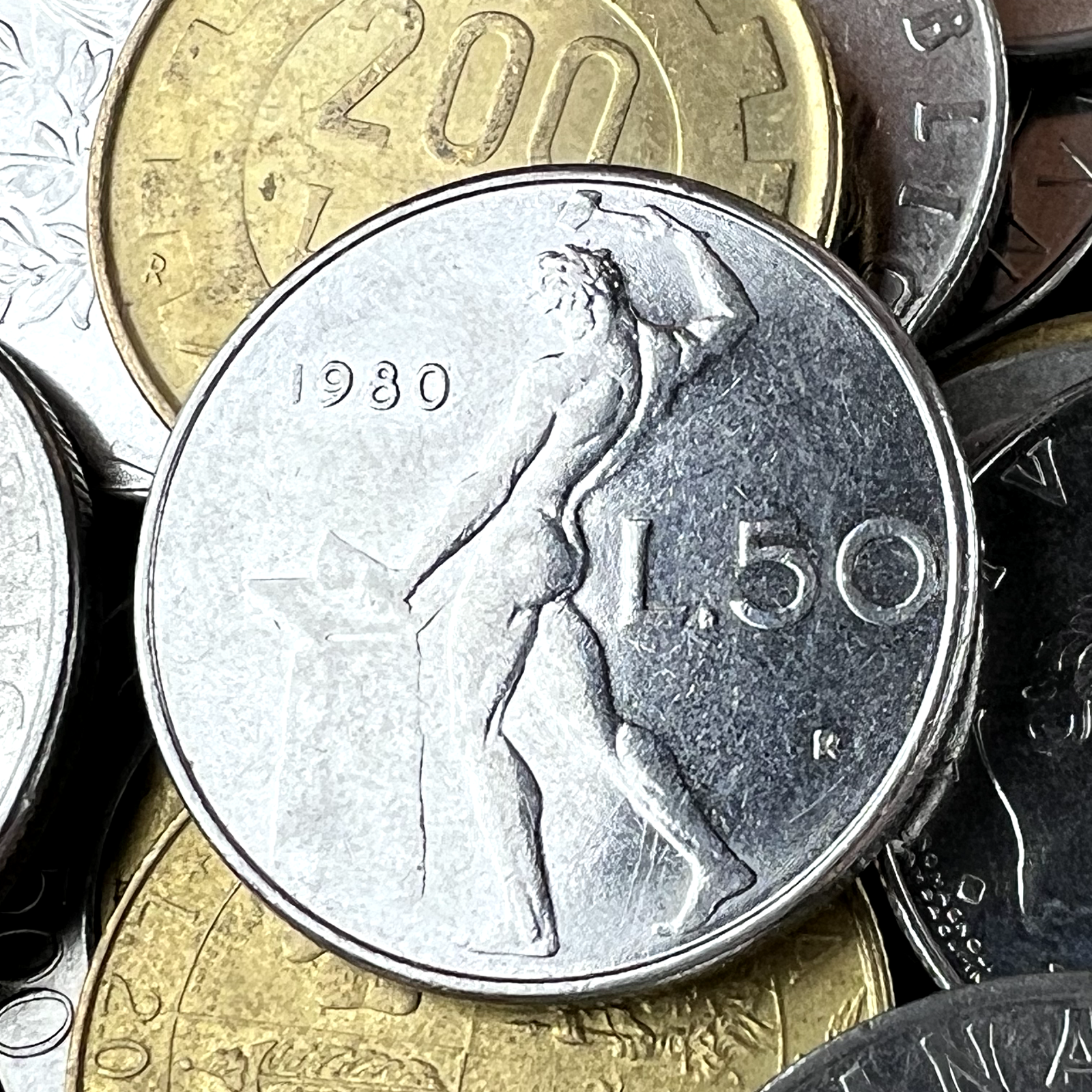 Italy Coin | 1 Random Collectible Old Italian Coin for Coin Collecting