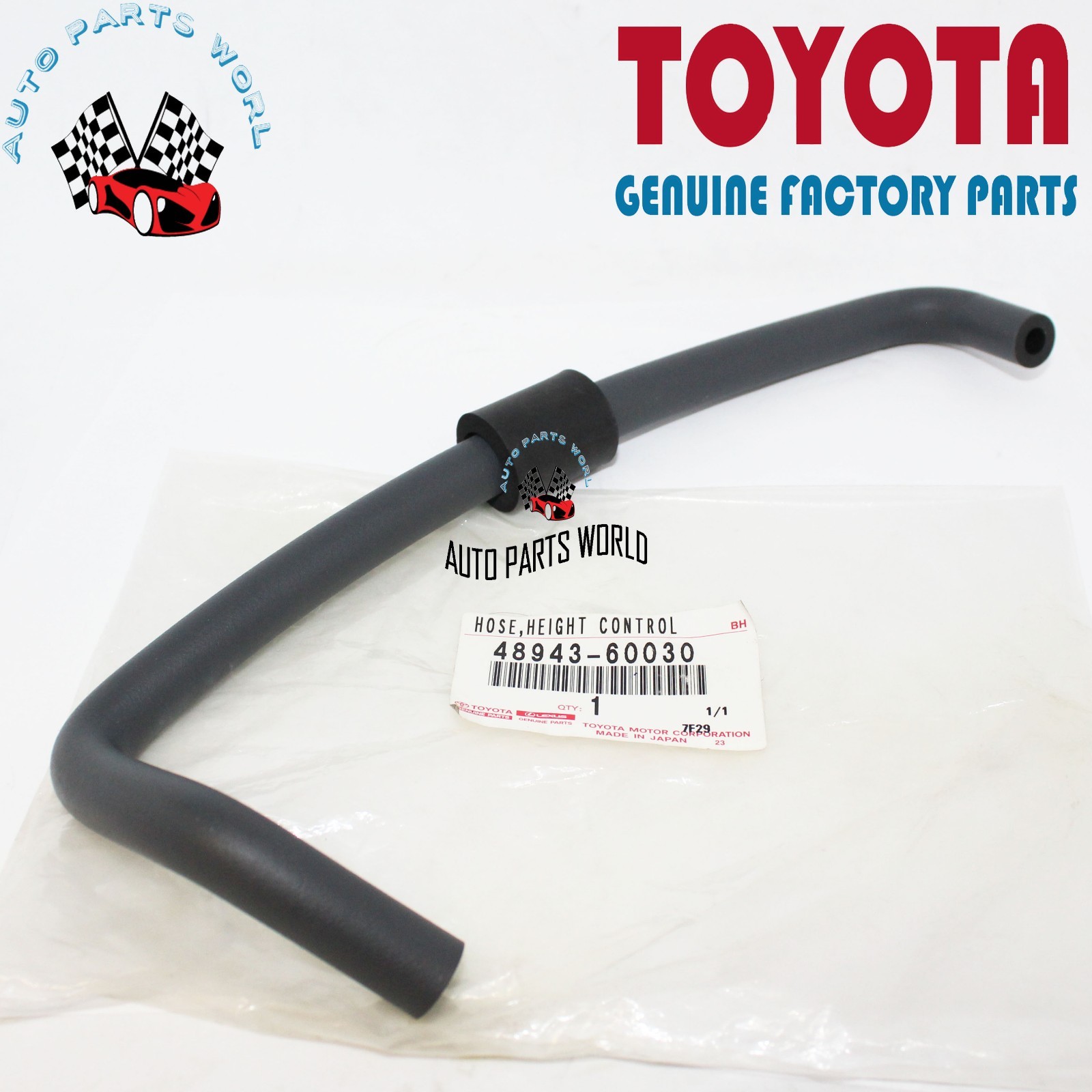 NEW GENUINE OEM LEXUS 2003-2009 GX470 NO.3 HEIGHT CONTROL HOSE 48943-60030