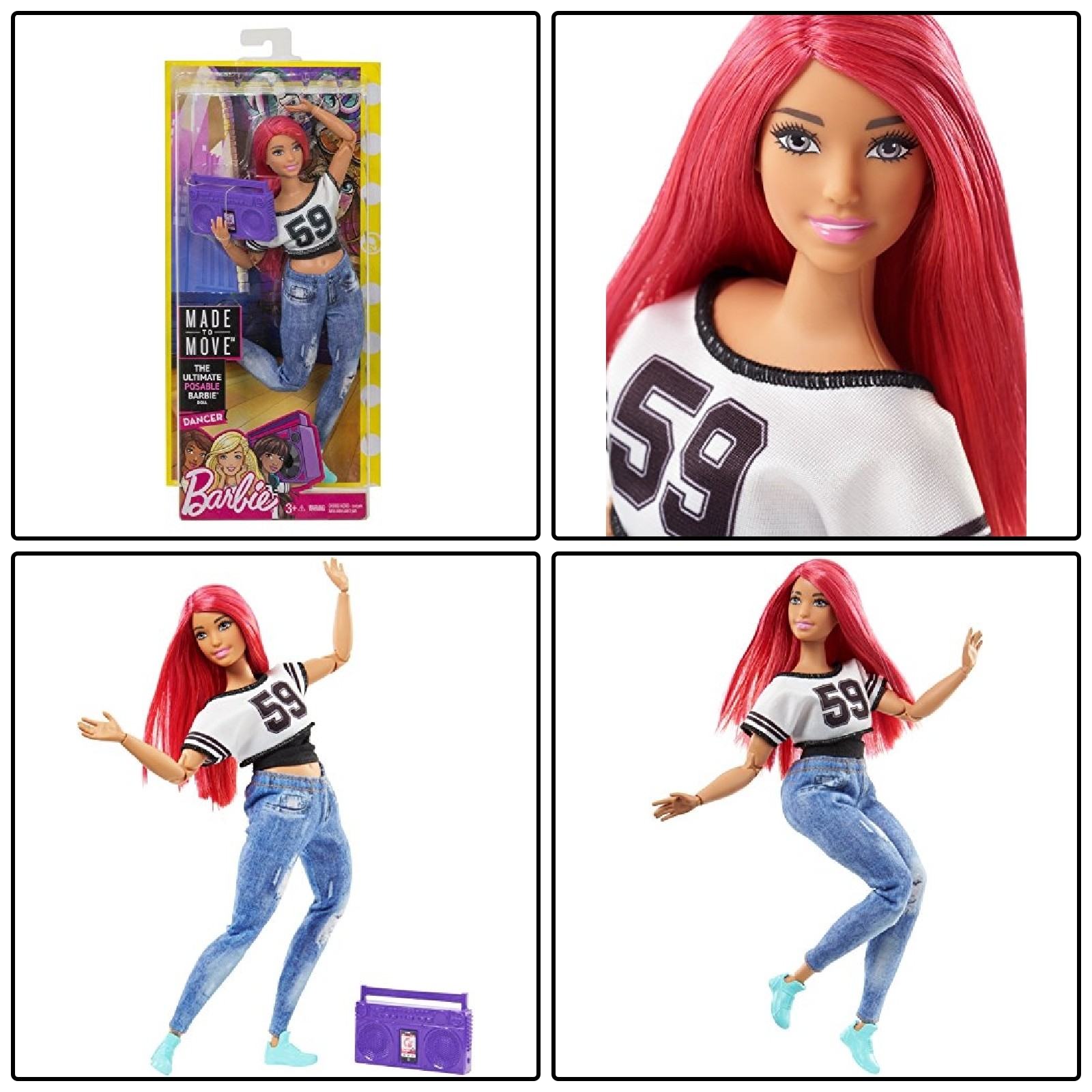 made to move dancer barbie