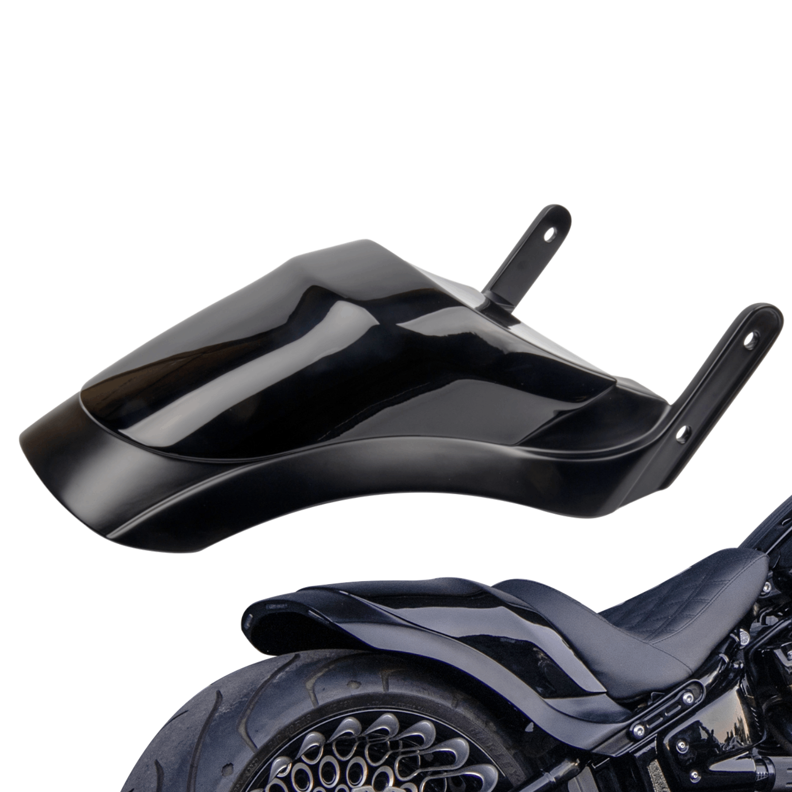 Harley-Davidson FATBOY リアフェンダー Amazon.com: HCmotorku Motorcycle Rear Fender Fit For Harley