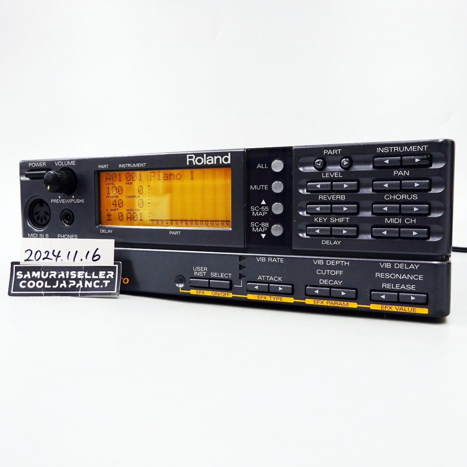 その他 Roland SC-88pro 1996年、Roland GS音源の最高峰として登場したSC-88Pro | DTM