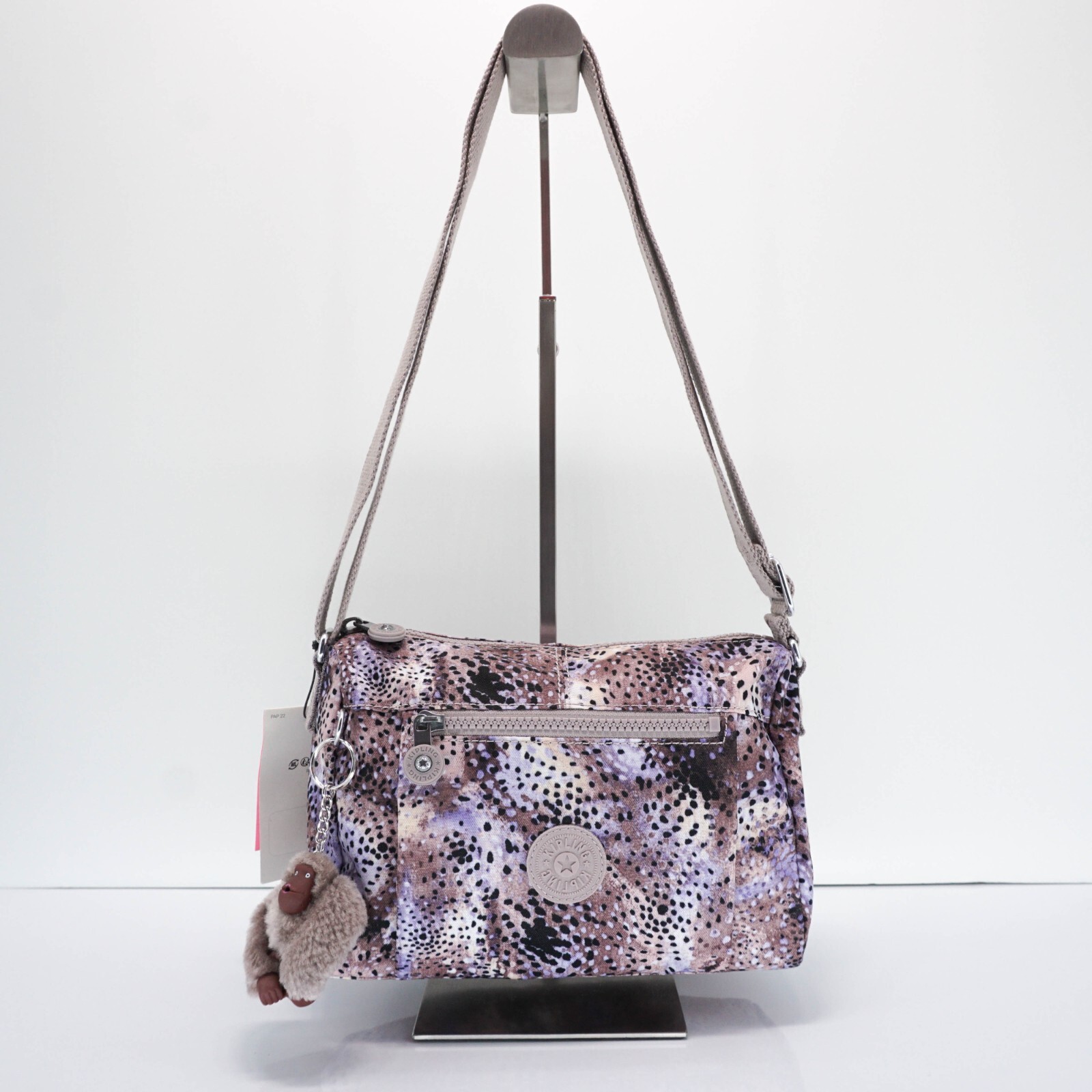 リンゴ様　kipling bag Kipling Hot Pink Crossbody Bag With Monkey charm 