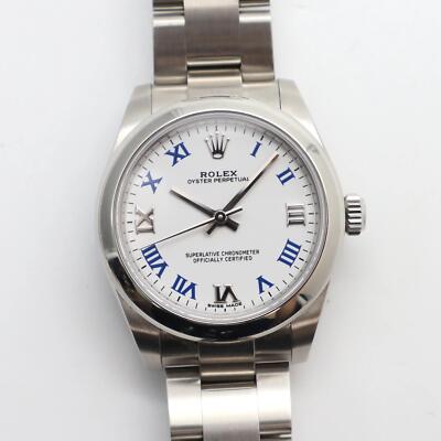 Mint Scrambled Rolex 177200 Oyster Perpetual 31 Steel White