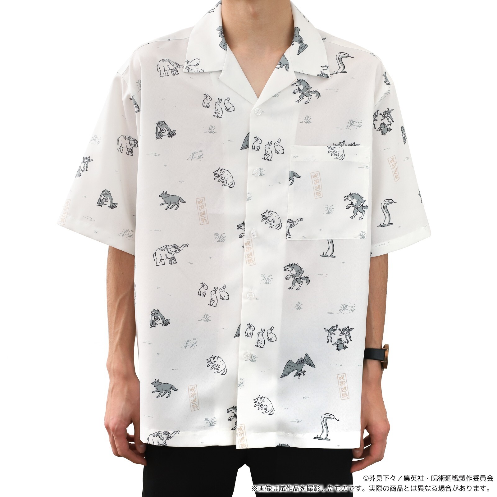 Megumi】6(ROKU)EMBROIDERY SHIRT Jujutsu Kaisen Megumi