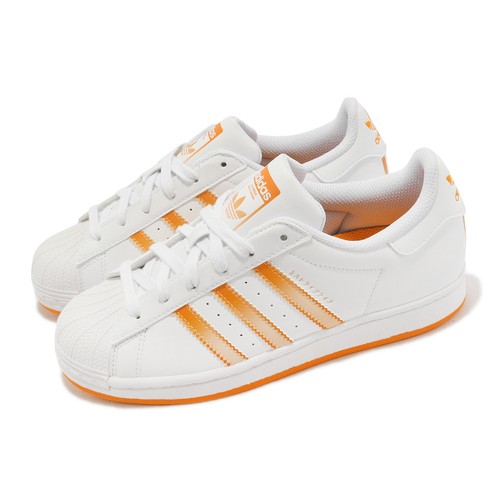 

Adidas Originals Superstar J Белый Оранжевый Детский Повседневный образ жизни HP5404, Superstar J Hk