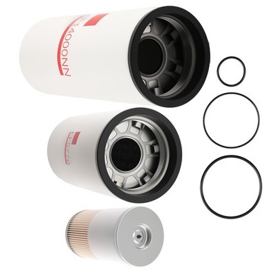 ISX Oil Change Kit for Cummins MK13855 FF5776 LF14000NN FS19727 BF9885