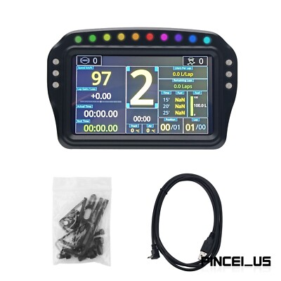 ODDOR 5'' LCD SIM Racing Dashboard for FANATEC Simagic Direct Drive Wheel Bases