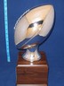  FANTASY FOOTBALL TROPHY HUGE SILVER-  FREE ENGRAVING!!  SHIPS IN 1 DAY!!!
