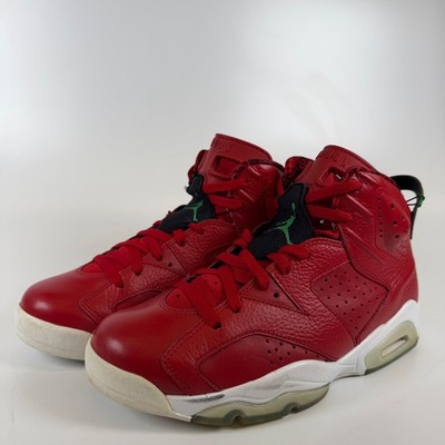 Jordan 6 Retro History of Jordan Spizike Red Varsity Green 694091-625 Mens Sz 8