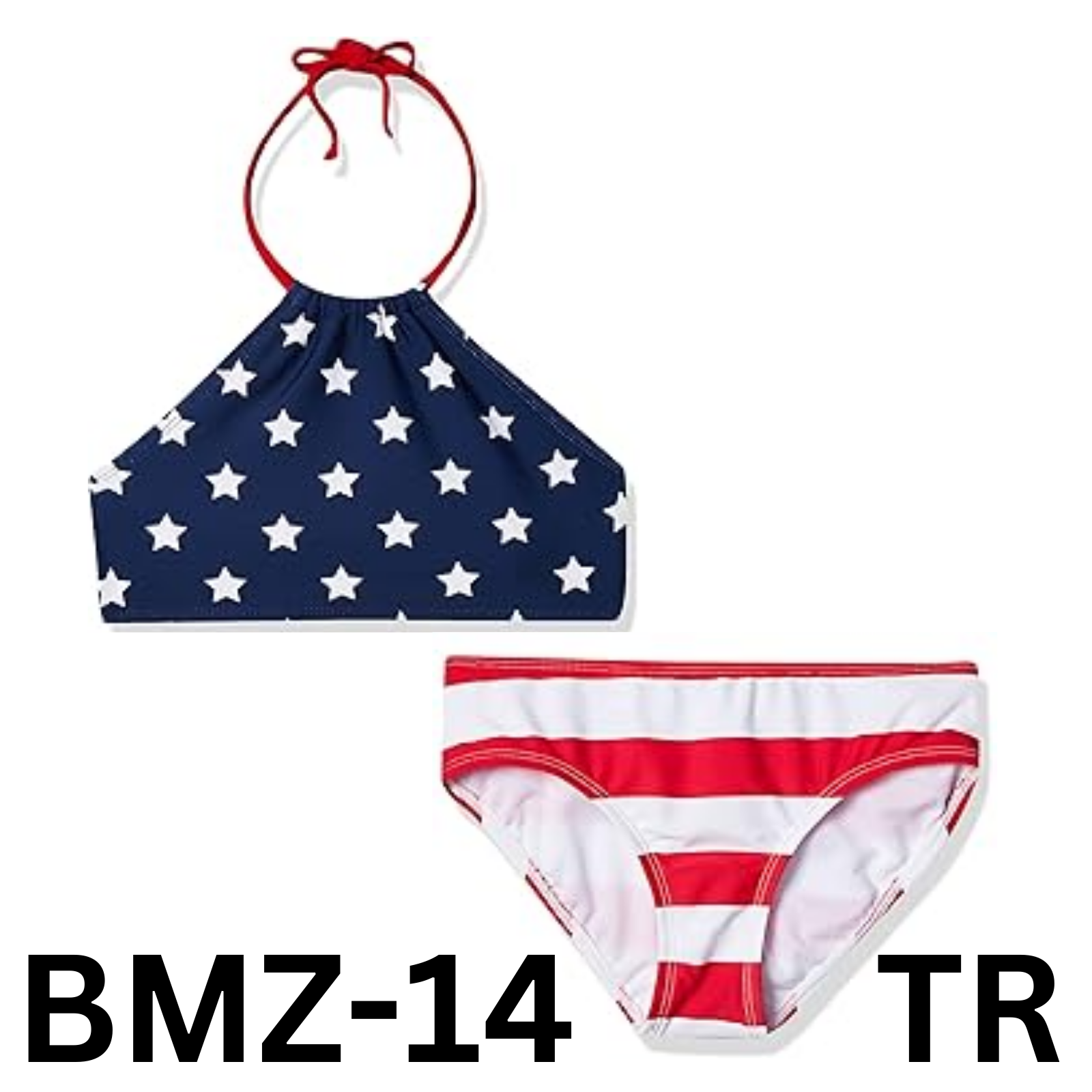 Kanu Surf Girls' Mahina UPF 50+ Beach Sport Halter Bikini 2-Piece Swimsuit, 12