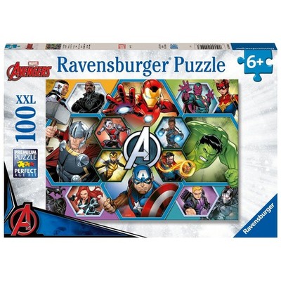 Ravensburger 100 Piece Avengers Jigsaw Puzzle for Kids with Superhero Team Artwo