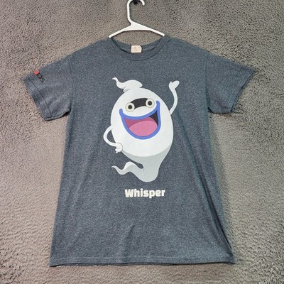 Yo Kai Watch Whisper Gildan Graphic T Shirt Youth Small Gray