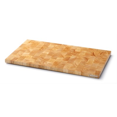 CONTINENTA Schneidebrett 54 x 29 x 2,7 cm aus Gummibaum-Stirnholz