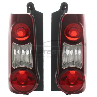 Citroen Berlingo Rear Light 2012-2019 Twin Door Tail Lamp Lens Pair Left & Right