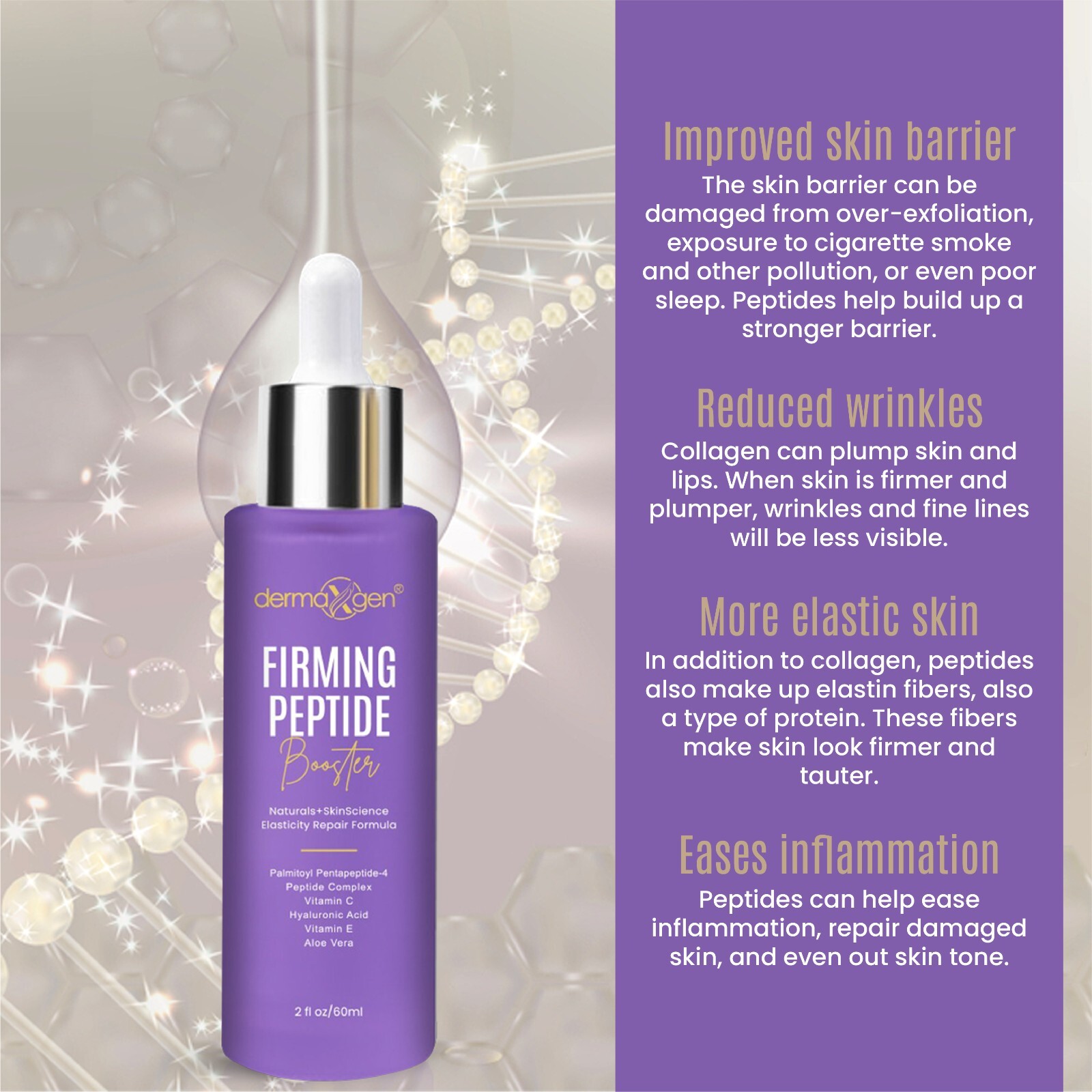 60% MATRIXYL 3000 SERUM - FIRMING PEPTIDE BOOSTER - Anti-Aging Collagen SERUM