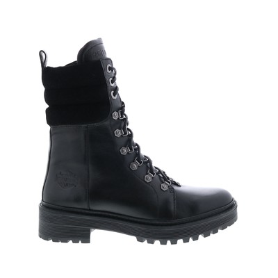 

Harley-Davidson Dalwood D84694 Женские черные кожаные мотоботы, Черный, Harley-Davidson Dalwood