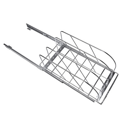 VEVOR 12" Pot and Pan Rack Pull Out Expandable Under Cabinet Organzier