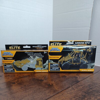 Final Faction Arrow ATV with Weapons & Armor GOLD EDITION - Brand New