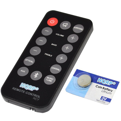 HQRP Remote Control for Philips Soundbar Speaker System Controller, 996510054954