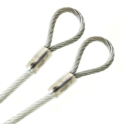 1ft - 70ft Galvanized Steel 3/16'' - 1/4'' Vinyl Coat Wire Rope Cable 7x19 strand