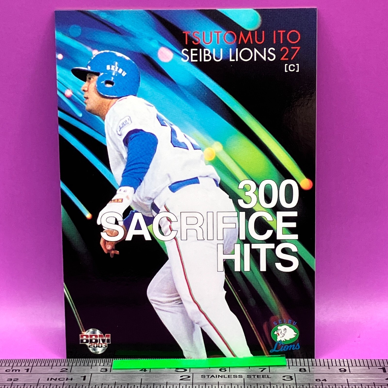 スポーツ選手 BBM Tsutomu Ito 070 Seibu Lions BaseBall Trading Card BBM 2003
