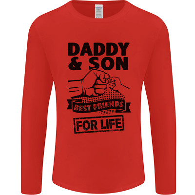 Daddy & Son Best Friends Fathers Day Mens Long Sleeve T-Shirt
