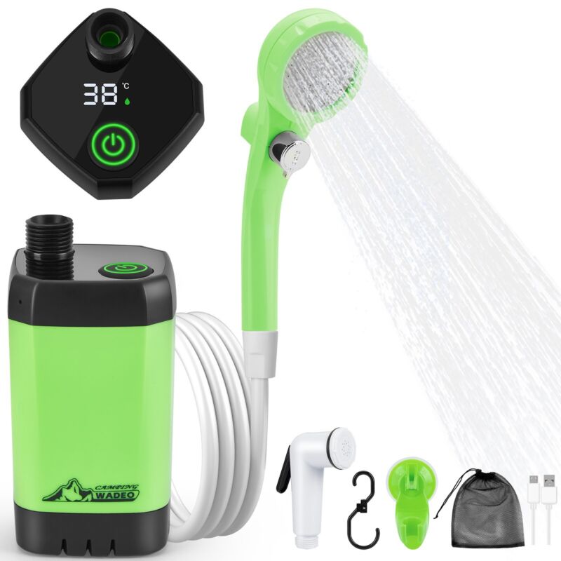 Outdoor Electric Shower Rechargeable Pump with Intelligent Digital Display