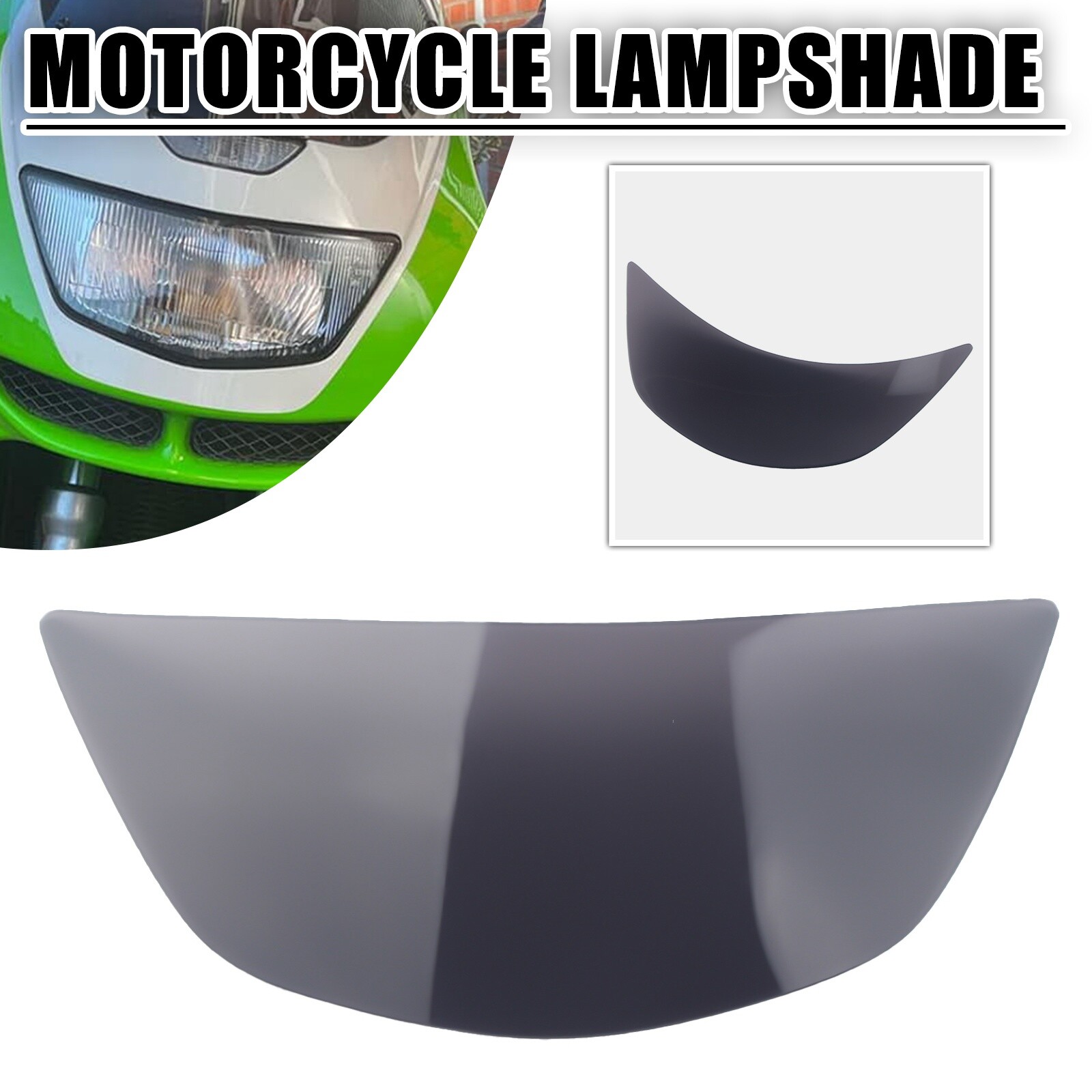 Front Headlight Lens Guard Protector Smoke Fit For Kawasaki Zx-6R