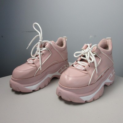 Buffalo London Womens Platform Chunky Sneakers 39 US 7.5 Pink 1339-14 2.0 148