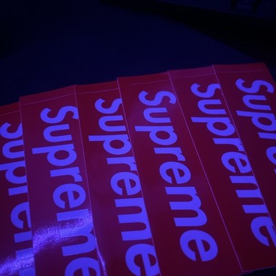 600枚 supreme公式BOX LOGOステッカー① Supreme シュプリーム Box Logo Sticker ボックスロゴステッカー