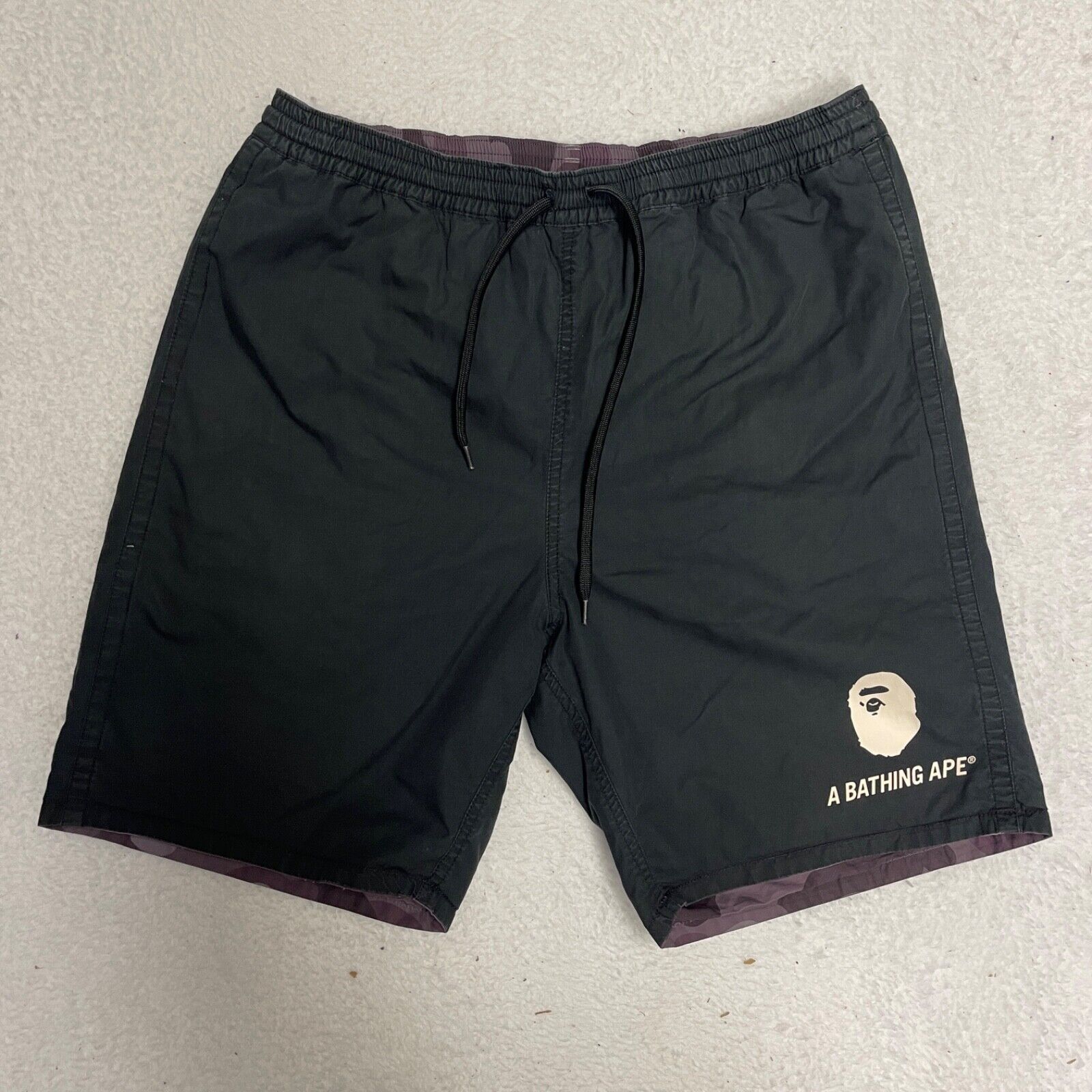 A Bathing Ape Bape 1st Camo Reversible Swimming Trunk Shorts