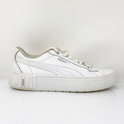

Кроссовки Puma Womens Smash Platform V2 373035-01 Белые Баскетбольные Кроссовки Размер 7.5, Белый, Smash Platform V2