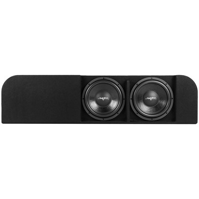 NEW DUAL 12" 1600W MAX LOADED PORTED SUB BOX 2015-2024 FORD F-150 SUPER CREW CAB