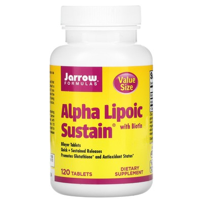 Alpha Lipoic Sustain с биотином, 120 таблеток