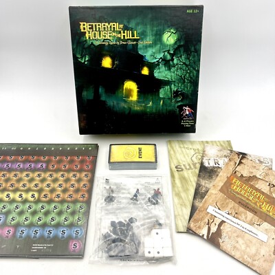 Avalon Hill Betrayal At House On The Haunted Hill 2nd Edition - Unused Contents