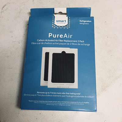 Smart Choice SCPUREAIR2PK Pure Air Ultra Refrigerator Air Filter 6.5x4.7'' New