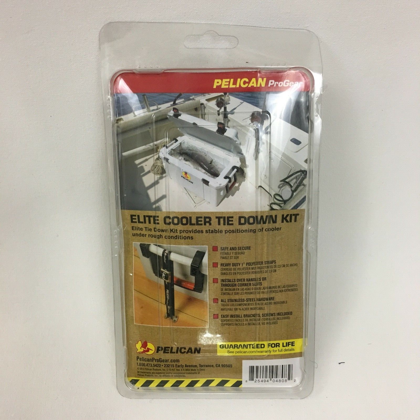 PELICAN Pro-Gear Elite Cooler Tie Down Kit (Two Straps) - New