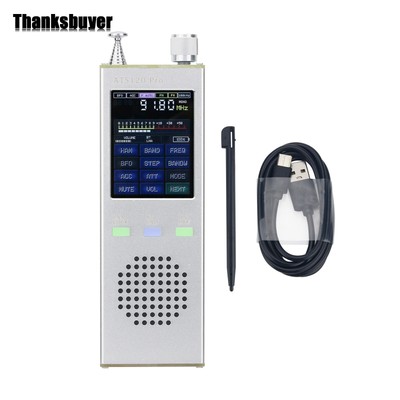 HAMGEEK ATS120-Pro V4.1x SI4732 FM SSB Full Band Radio Receiver Digital Decoder