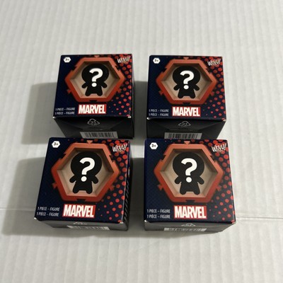 Wow Marvel Nano Pods x Lot 4 Brand New Blind Boxes - Collect - Connect - Display