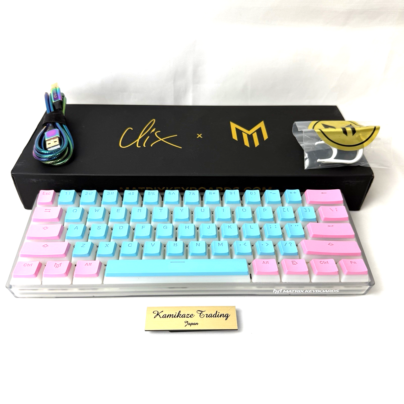 お値下げ 激レア Clixキーボード 銀軸