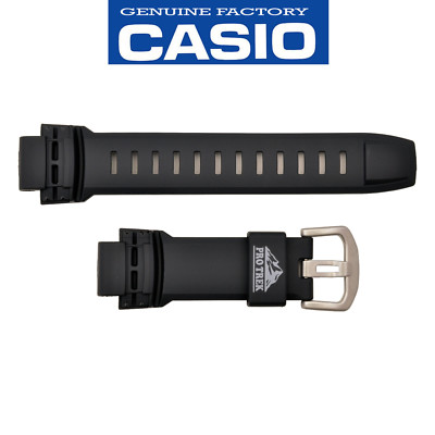 Casio watch band strap PRG-250-1 PRG-510-1 PRW-2500-1 PRW-5100-1 Black rubber 