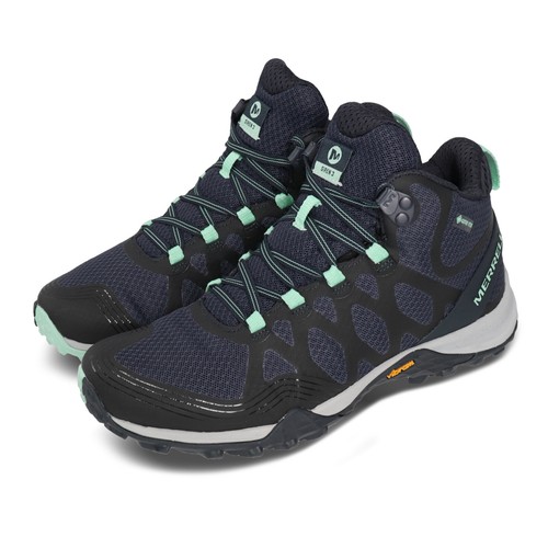 

Женские кроссовки Merrell Siren 3 Mid GTX Gore-Tex Navy Turq J034280, Синий, Siren 3 Mid Gtx